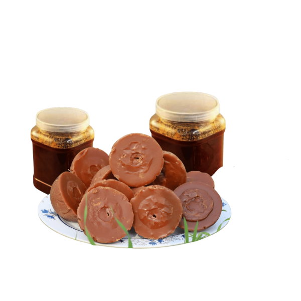 খেজুরের গুড়  ৩ কেজি পাটালি ২ কেজি দানাদার